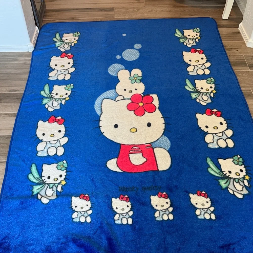 Hello Kitty 55 x 86 twin blanket